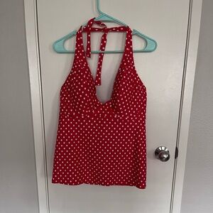 Red Polka Dot Swim Tankini